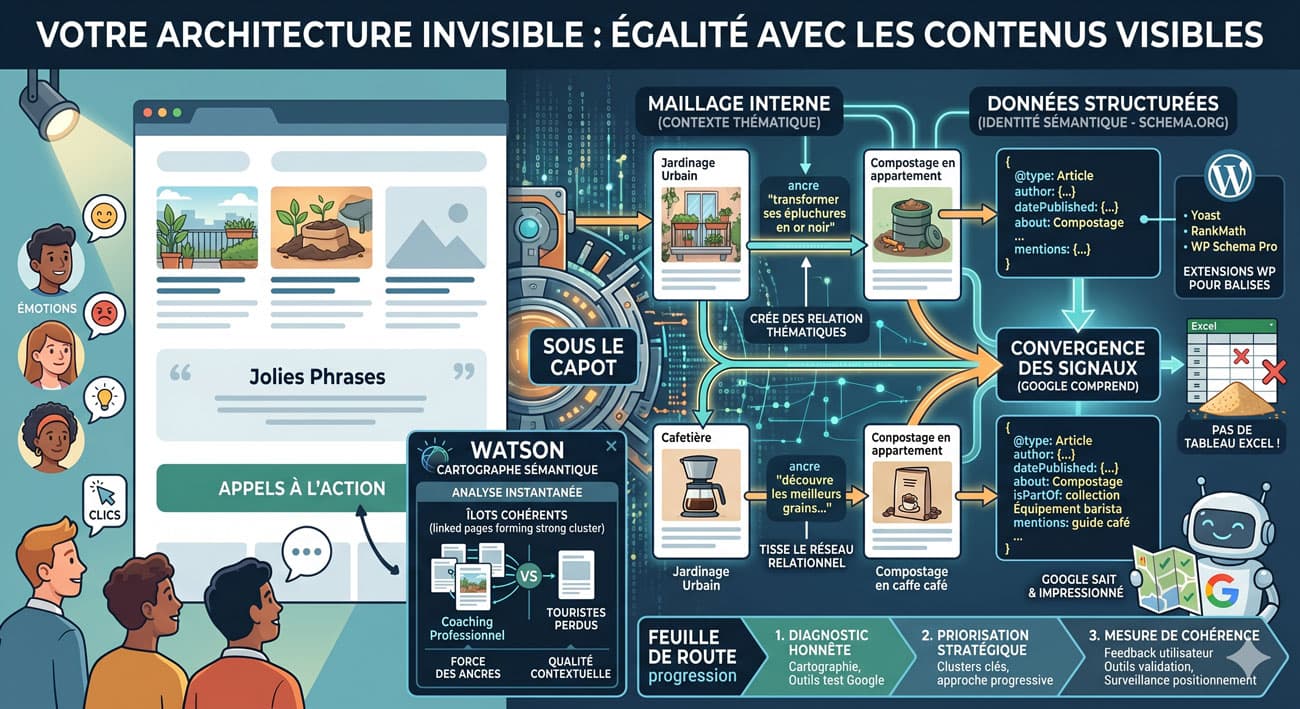 Maillage interne et données structurées : bâtir une cohérence sémantique pour Google